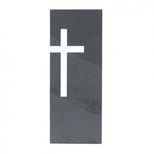 Schieferrelief Kreuz